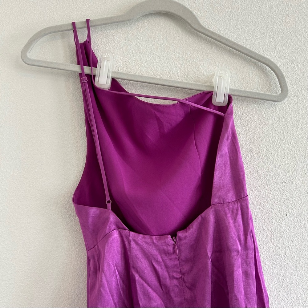 h:ours Rylan Mini Dress Hot Fuchsia - Picture 5 of 8
